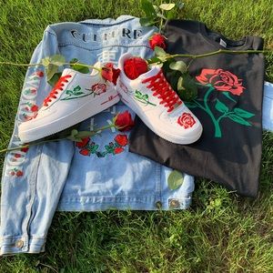 Custom Nike Airforce1 Rose